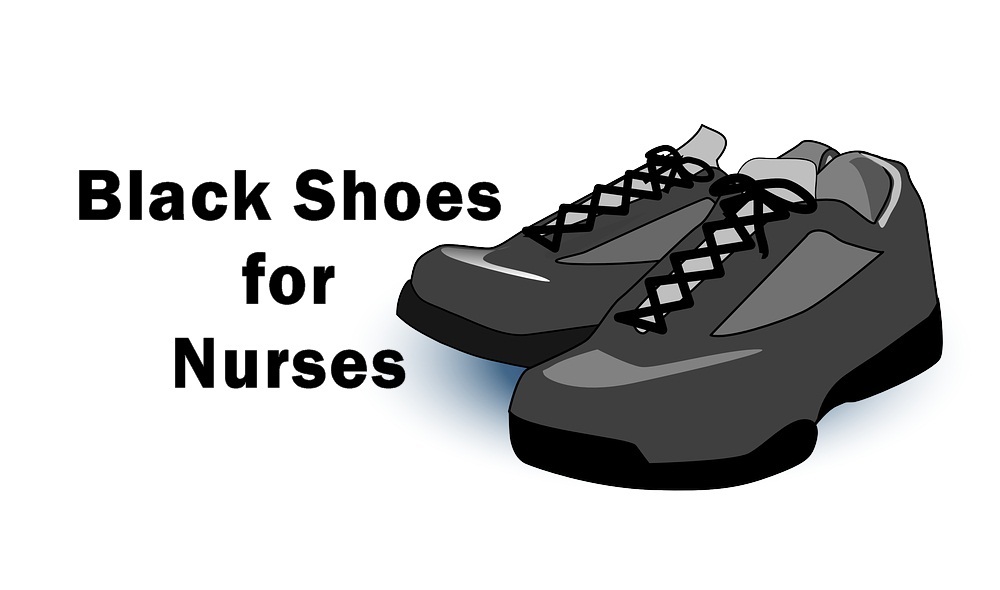 black nurses shoes
